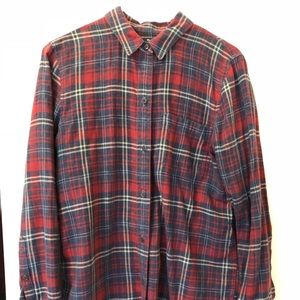 Madewell plaid flannel